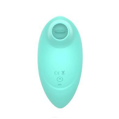 Кліторальний вібратор з язичком Every Night Toys Jen зелений 11 см - основне фото