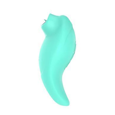 Кліторальний вібратор з язичком Every Night Toys Jen зелений 11 см - основне фото