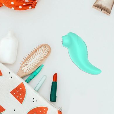 Кліторальний вібратор з язичком Every Night Toys Jen зелений 11 см - основне фото