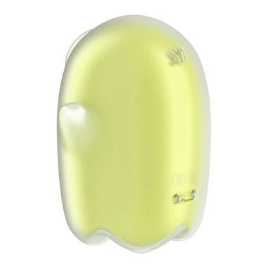 Вакуумний вібратор, що світиться, Satisfyer Glowing Ghost жовтий 8,4 см - основне фото