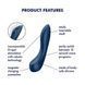 Стимулятор точки G Satisfyer G-Spot Wave 4 синій 21 см - додаткове фото