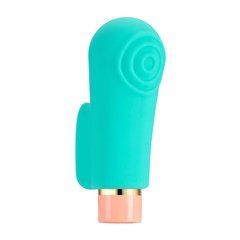 Вібронасадка на палець Blush Aria Sensual AF бірюзова 8,3 см - основне фото