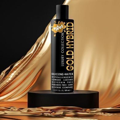 Лубрикант на водно-силіконовій основі Wet Gold Hybrid 266 мл - основне фото