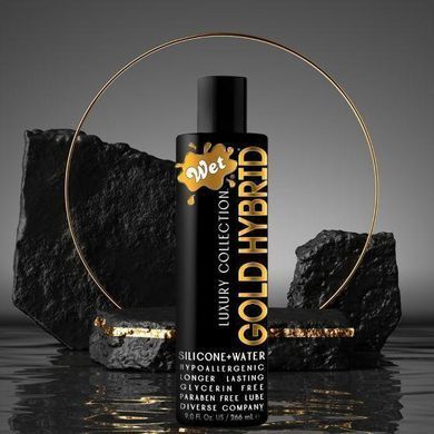 Лубрикант на водно-силіконовій основі Wet Gold Hybrid 266 мл - основне фото