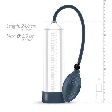 Вакуумна помпа Boners Penis Pump No.1 прозора 24 см - основне фото