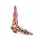 Скляний фентезійний фалоімітатор Creature Cocks Enchanting Rainbow Glass Dildo різнокольоровий 16 см - додаткове фото
