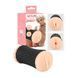Двосторонній мастурбатор You2Toys Nature Skin Pussy & Ass тілесний - додаткове фото
