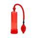 Вакуумная помпа с насосом-грушей California Exotic Novelties Optimum Series FireMan's Pump красная 19 см - дополнительное фото