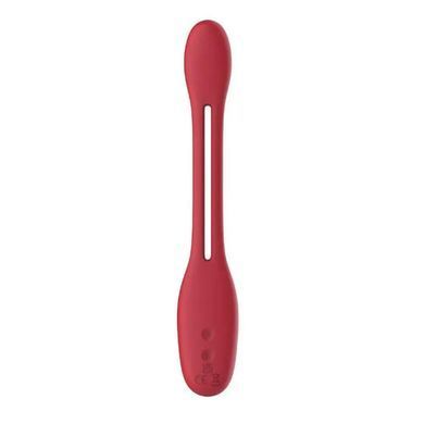 Гнучкий вібратор для пар Every Night Toys Flexible червоний 19 см - основне фото