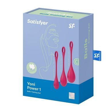 Набір вагінальних кульок Satisfyer Yoni Power 1 червоний - основне фото