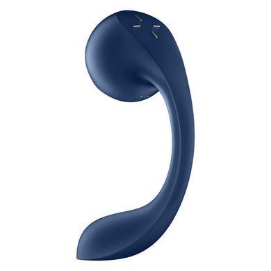 Вагінально-кліторальний смарт-вібратор Satisfyer Pro+ Wave 4, синій, 22,7 см - основне фото