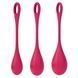 Набір вагінальних кульок Satisfyer Yoni Power 1 червоний - додаткове фото