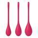 Набір вагінальних кульок Satisfyer Yoni Power 1 червоний - додаткове фото