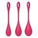 Набір вагінальних кульок Satisfyer Yoni Power 1 червоний - додаткове фото