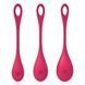 Набір вагінальних кульок Satisfyer Yoni Power 1 червоний - додаткове фото