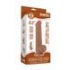 Фаллоимитатор реалистичный с подвижной крайней плотью Lovetoy Sliding-Skin Dong Dual Layer Dong 8" коричневый 20,8 см - дополнительное фото