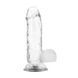Реалистичный фаллоимитатор на присоске XRAY Clear Cock With Balls прозрачный 15,5 см - дополнительное фото
