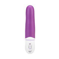 Класичний вібратор Amor Big Vibrator Real Big бузковий з білим 20 см - основне фото