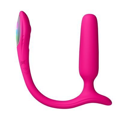 Анальна смарт-вібропробка Lovense Lush Anal рожева 9,8 см - основне фото