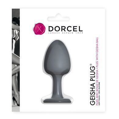 Анальная пробка Dorcel Geisha Plug чёрная 7,6 см - основное фото