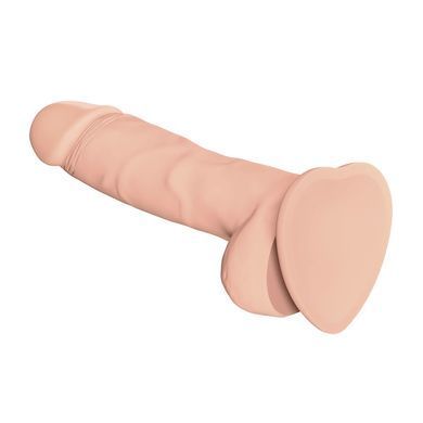 Реалістичний фалоімітатор Strap-On-Me Soft Realistic Dildo Vanilla S на присосці тілесний 17,1 см - основне фото