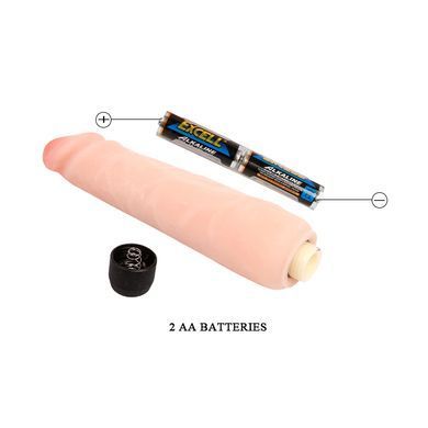 Реалістичний вібратор Вaile Flexible Vibrator 6603BW0007 тілесний 22,5 см - основне фото