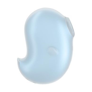Вакуумный вибратор Satisfyer Cutie Ghost голубой 9,1 см - основное фото