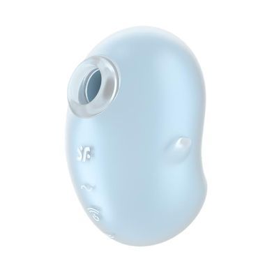 Вакуумный вибратор Satisfyer Cutie Ghost голубой 9,1 см - основное фото