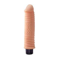 Реалістичний вібратор Chisa Novelties Real Touch XXX 7.5&rdquo; Vibrating Cock No.07 тілесний 18,5 см - основне фото