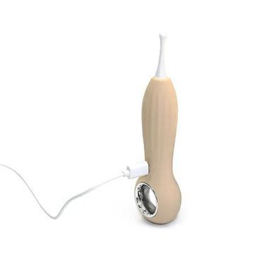 Стимулятор клитора с тонким носиком Sweet Em Velvet Lure Vibe Pen телесный 14,5 см - основное фото