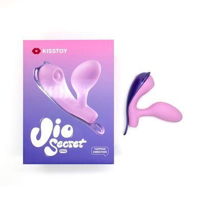 Смарт-віброяйце зі стимуляцією клітора KISSTOY Viosecret Pro рожеве 11,5 см - основне фото