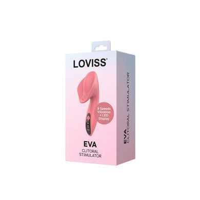 Клиторальный стимулятор Loviss Eva розовый 14,2 см - основное фото