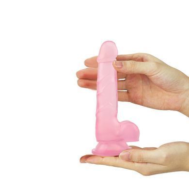 Реалістичний фалоімітатор на присосці Chisa Novelties Hi-Rubber 7.7" Dildo рожевий 19,5 см - основне фото