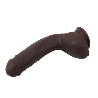 Реалистичный фаллоимитатор на присоске Chisa Novelties Carnal Pleasure коричневый 23,5 см - основное фото