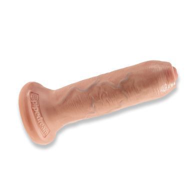 Реалістичний фалоімітатор з рухомою крайньою плоттю Pipedream King Cock 6&rdquo; Uncut Cock тілесний 16,5 см - основне фото