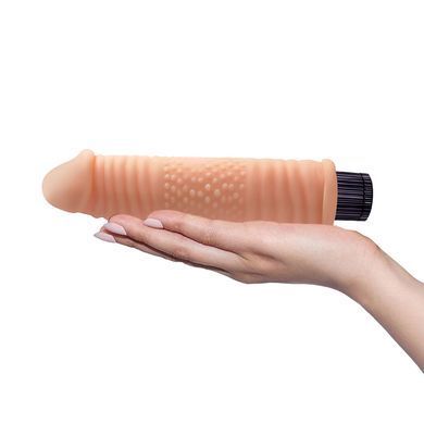 Реалистичный вибратор Chisa Novelties Real Touch XXX 7.5&rdquo; Vibrating Cock No.07 телесный 18,5 см - основное фото