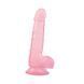 Реалістичний фалоімітатор на присосці Chisa Novelties Hi-Rubber 7.7" Dildo рожевий 19,5 см - додаткове фото