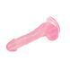 Реалістичний фалоімітатор на присосці Chisa Novelties Hi-Rubber 7.7" Dildo рожевий 19,5 см - додаткове фото