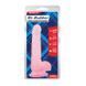 Реалістичний фалоімітатор на присосці Chisa Novelties Hi-Rubber 7.7" Dildo рожевий 19,5 см - додаткове фото