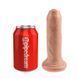 Реалістичний фалоімітатор з рухомою крайньою плоттю Pipedream King Cock 6&rdquo; Uncut Cock тілесний 16,5 см - додаткове фото