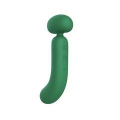 Двосторонній вібратор Chisa Novelties Lust Ripple Buster.S зелений 15 см - основне фото