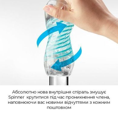 Мастурбатор Tenga Spinner 01 Tetra прозорий - основне фото