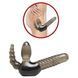 Женский страпон Pipedream FFS Strapless Strap-On with Anal Stimulator серый 18 см - дополнительное фото