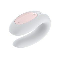 Смарт-вібратор для пар Satisfyer Double Joy білий 9,1 см - основне фото