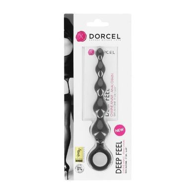 Анальний ланцюжок Dorcel Deep Feel чорний 17 см - основне фото