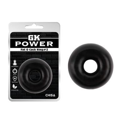 Эрекционное кольцо Chisa Novelties Fat O Cock Ring#2 чёрное - основное фото