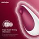 Вибратор для клитора Satisfyer Spot On 3 белый с бордовым 9 см - дополнительное фото