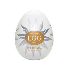 Мастурбатор Tenga Egg Hard Boiled Shiny білий із золотистим - основне фото