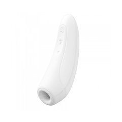 Вакуумний смарт-вібратор Satisfyer Curvy 1+ білий 13,4 см - основне фото