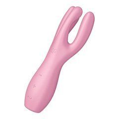 Вібратор Satisfyer Threesome 3 Pink рожевий 14 см - основне фото